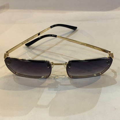 ARP Gld Frame Black Shade Unisex Branded Snglasses 58002 38 13-136