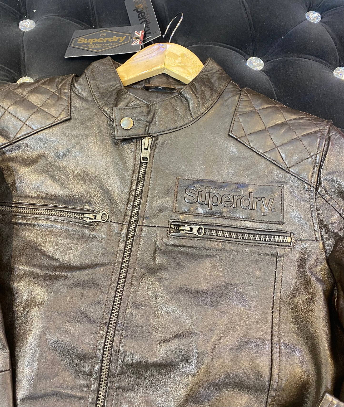 SUP PUS Brown Colour Genuine Leather Surplus Men’s Jacket