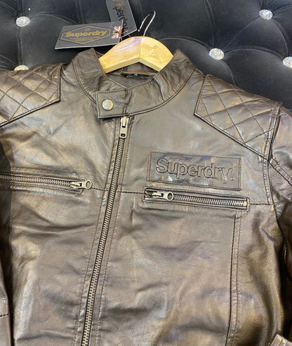 SUP PUS Brown Colour Genuine Leather Surplus Men’s Jacket