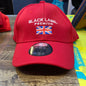 Red Colour Black Label With Embroidery Design Sports Cap 913014