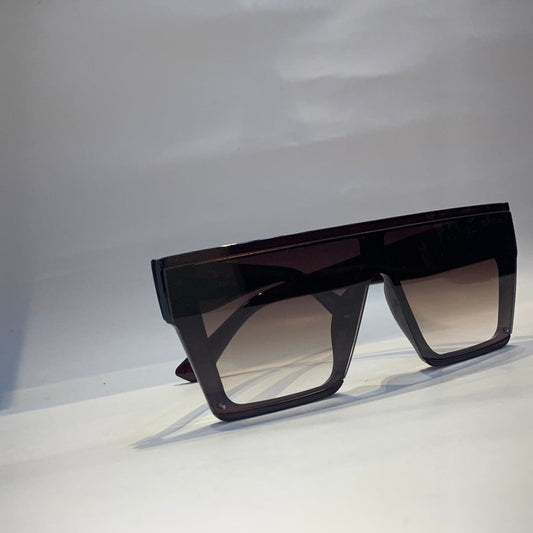 Yve evy Glossy Brown   Frame brown Shade Unisex Sunglass CC245 57 16 145