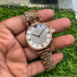 Mra Copper Chain White Diamonds Dial Ladies Watch