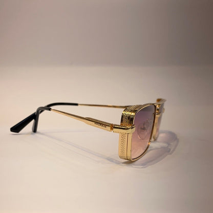 Lab Bal Golden Frame Pink Shade Sunglass B85-67653 20-144