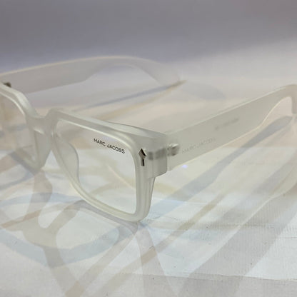 RAM Matte white Transperent Frame Transperent Shade Unisex Sunglasses 66806 52 21-145