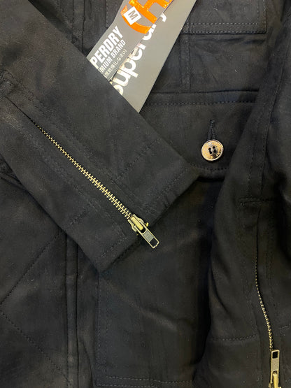 PUS Black Colour Heavy Quality Rescue Department Jacket 921306