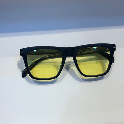 BD Matt  Black Frame Yellow Shade Sunglass UM1887C351 20-146