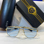 TID Gold Frame Blue Shade Unisex Branded 7001S 52 17-139 C11