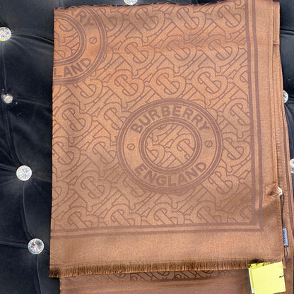 RUB BUR Brown Colour RUB Bur Print Heavy Quality Muffler  9354