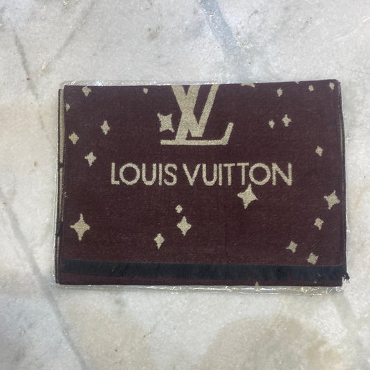 Vl Lou Uol Brown Colour With Cream Lou Logo Imported Muffler 49046