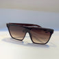 Cug Glossy Brown Frame Brown Shade Unisex Sunglass GG0268 59 14 145