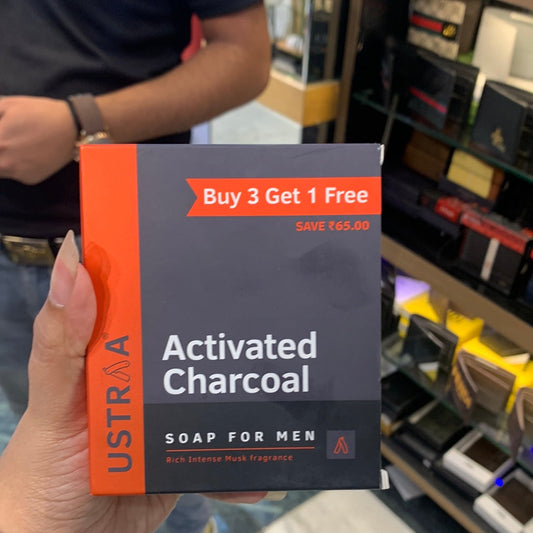 Ustra Activated Charcoal Soap For Men