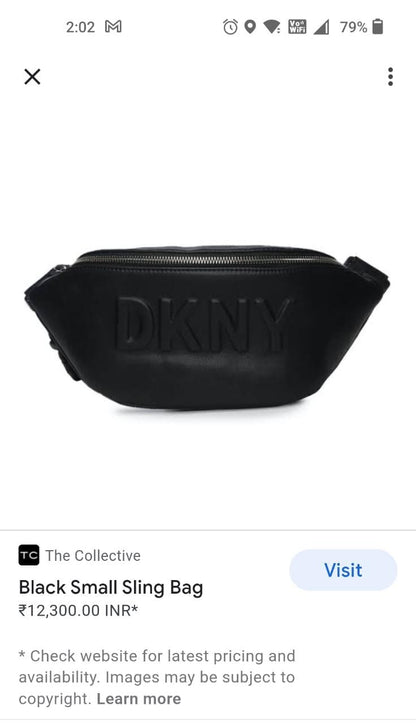 DKNY Chest Fanny Bag Waist Unisex Pack