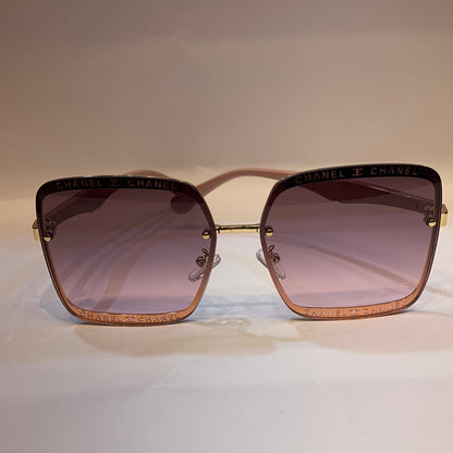 AHC Gold Pink Frame Pink Shade Unisex Sunglass CN8207 63 14-138