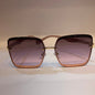 AHC Gold Pink Frame Pink Shade Unisex Sunglass CN8207 63 14-138