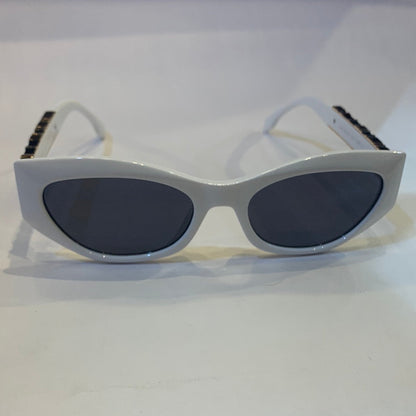 NEF White Frame Black Shade Sunglass LH046 50 20-142