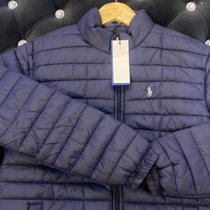 POL LOP blue Colour Lightweight Imported Quality Puffer Jackets 9385