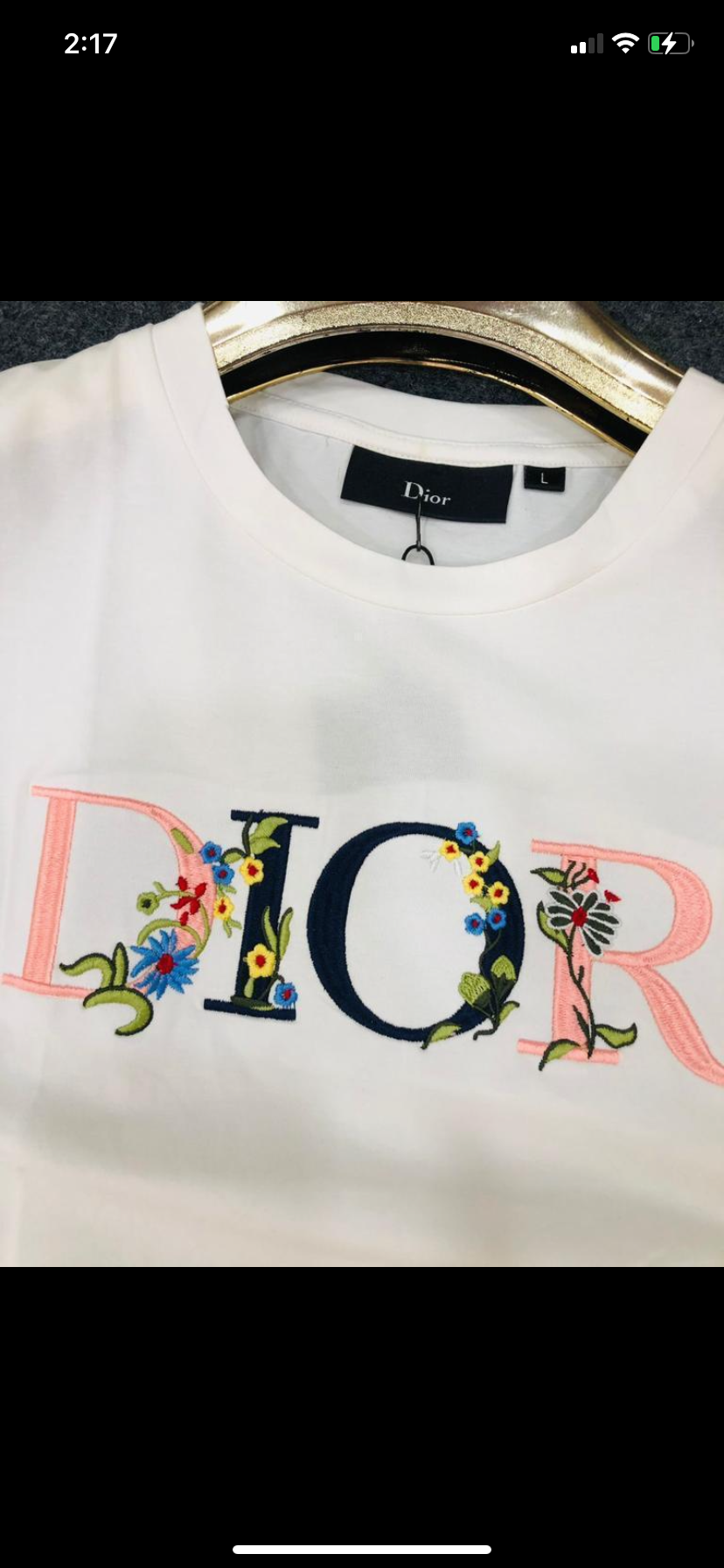 White Colour DIO OID Drop Shoulder T-Shirt