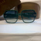 CUG Glossy Green Frame Green Shade Unisex Branded Sunglasses 6203 6515-143