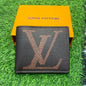 Branded Luxury Italian Leather Wallet Model Brown Khaki  60223092
