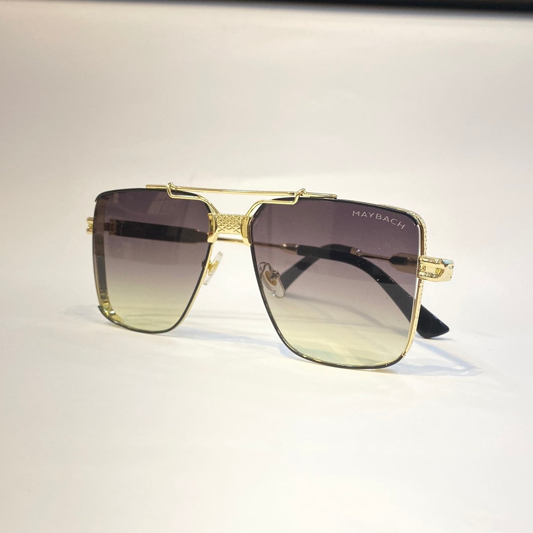 Yam Golden Frame Yellow Shade Sunglass Z-5862 18-135