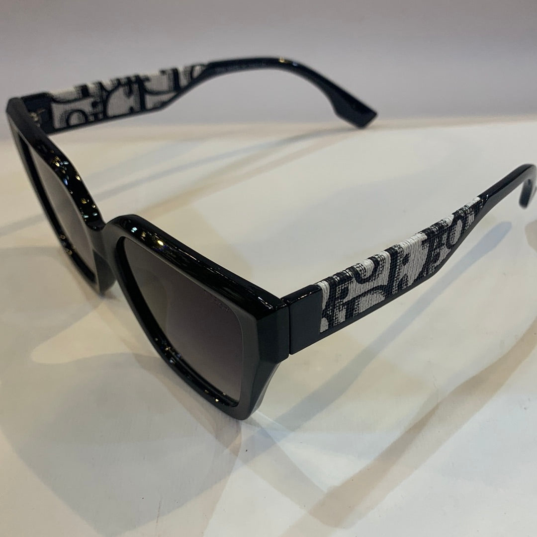 OID Black Frame Black Shade Sunglass 5503 45 17-143
