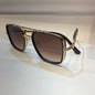 LAB Gold Frame Brown Shade Unisex Branded Sunglasses H5592 C5 57 15-140