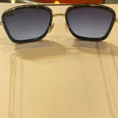 Black Silver Frame Dark Blue Shade CAL Sunglass