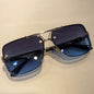Black Fram Blue Shade Printed Branded Luxury Sunglasses Z62 50 16-143