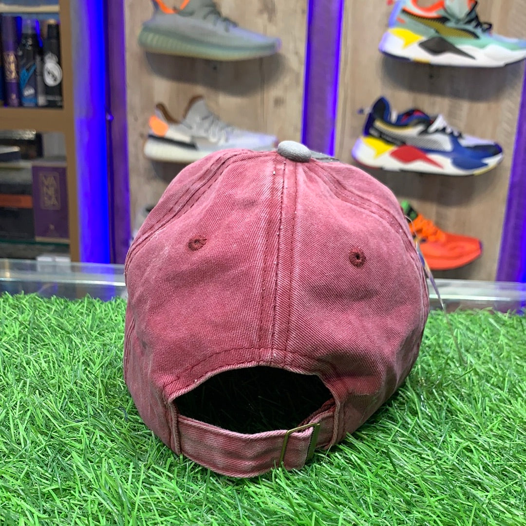 Red Grey Basketball MVP Cap 700168