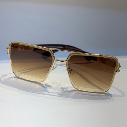 Oid Dio Golden Frame Yellow Shade Unisex Sunglass 22218 57 13 140