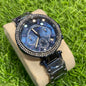 Blue Stud Blue Dial CIM Ladies Chain Watch