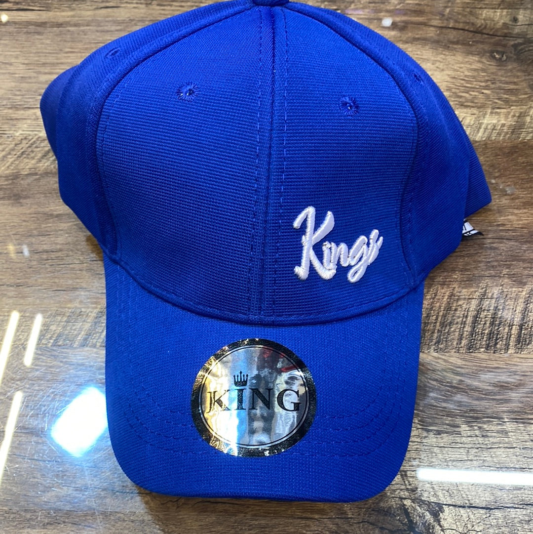 Navy Blue Colour Kings With Embroidered Design Sports Cap 913035