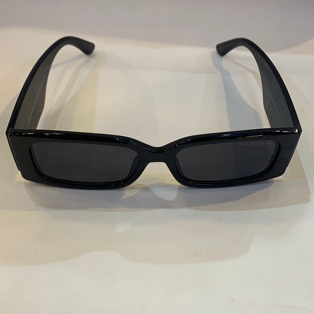 LAB Black Frame Black Shade Unisex Sunglasses 9153 55 19-148
