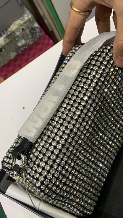 ALEXANDER WANG Black Colour Diamond Studded 9713032