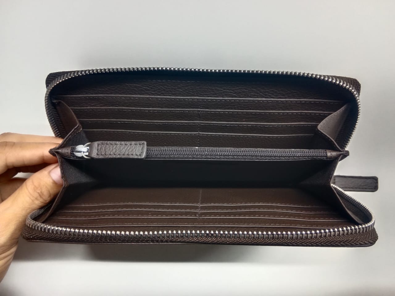 Mra Malti Colour With Simple Design Genuine Leather Ladies Clutch 730720