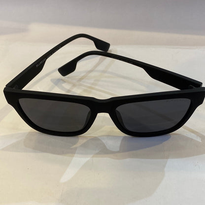 RUB Matte Black Frame Black Shade Unisex Sunglasses B4293S 56 17 145