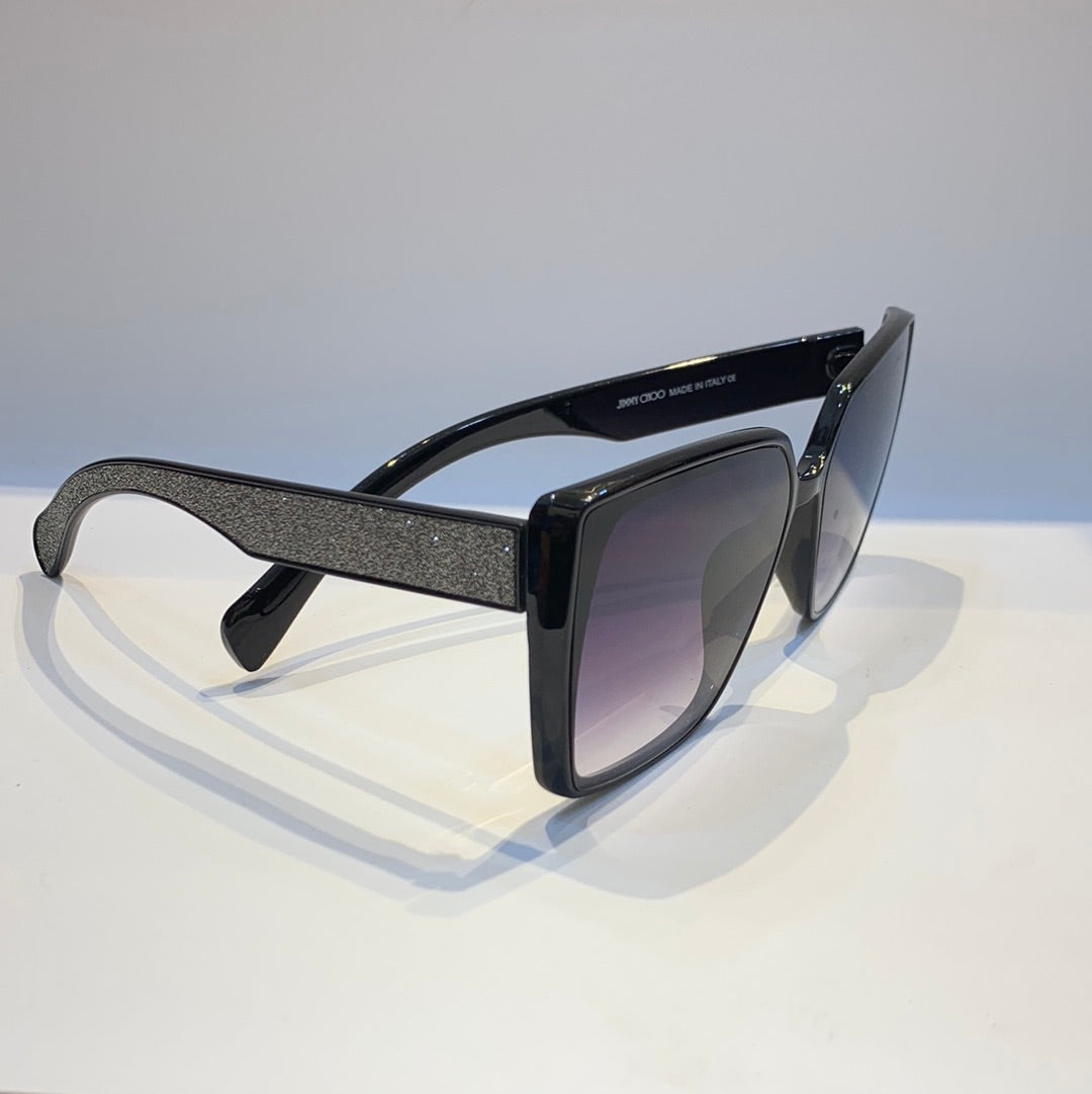 Mij Jim Black Frame Black Shade Sunglass W900260 15-147
