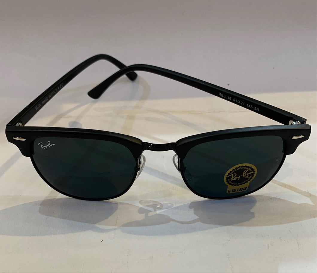 YAR RB Matte Black Frame Black Shade Unisex Sunglass RB3016 51 21 145