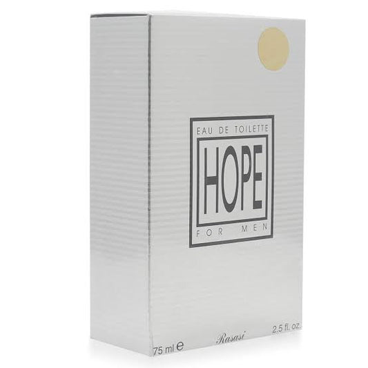 Hope For Men Eau De Toilette 75ml Rasasi 2.5 fl.oz