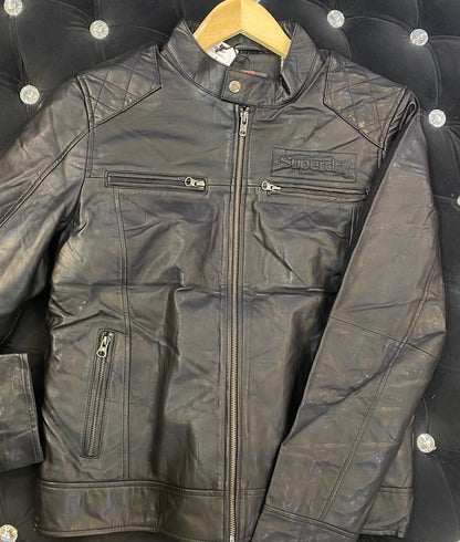 SUP PUS Black Colour Genuine Leather Surplus Men’s Jacket