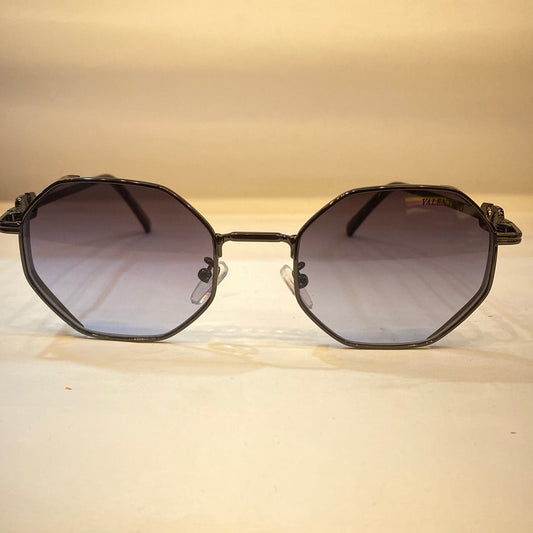 LAV Black Frame Grey Shade Unisex Sunglasses B80 636 1 53 21 142