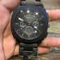 Sof Black Chain Blue Niddle man Watch 400441