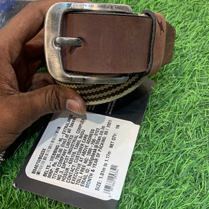 Brown Cream Belt Fastrack B0407WBG03X