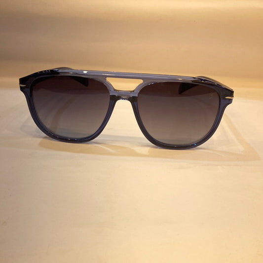 VAD Blue Transparent Frame Black Shade Unisex Sunglasses UM1880 7 55 18 143