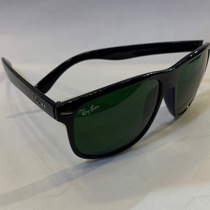 YAR RB Glossy Black Frame Green Shade Sunglasses RB4147 601 60 18
