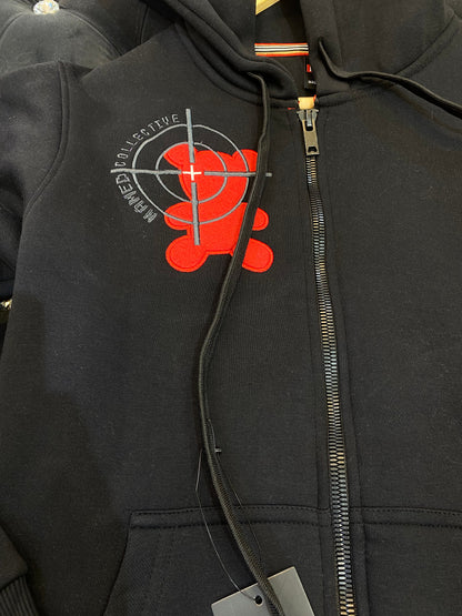 ARP Black Colour Imported Fabric Zipper Hoodie’s 789001