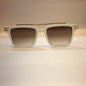 YAM White Gold Frame Brown Shade Unisex Sunglass LH035 53 18-145 UV400