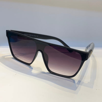 Cug Matt Black Frame Black White Shade Unisex Sunglass GG0268 59 14 145