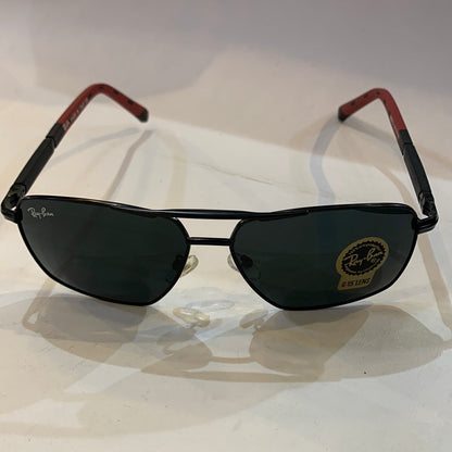 YAR RB Black Frame Black Shade Unisex Sunglass RB9713 56 14-142