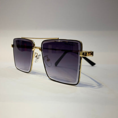 Lab Bal Golden Frame Purple Shade Sunglass B80-67355 16-143